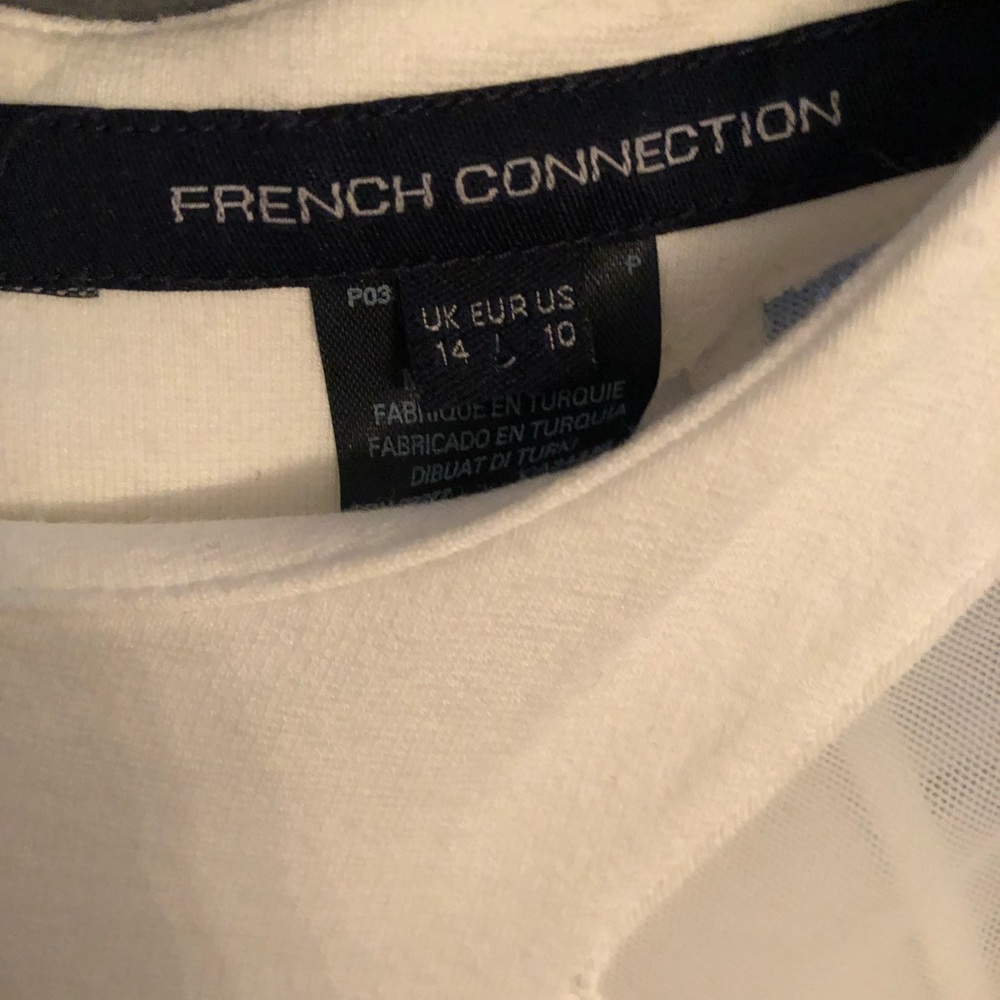 French Connection 10 white never worn